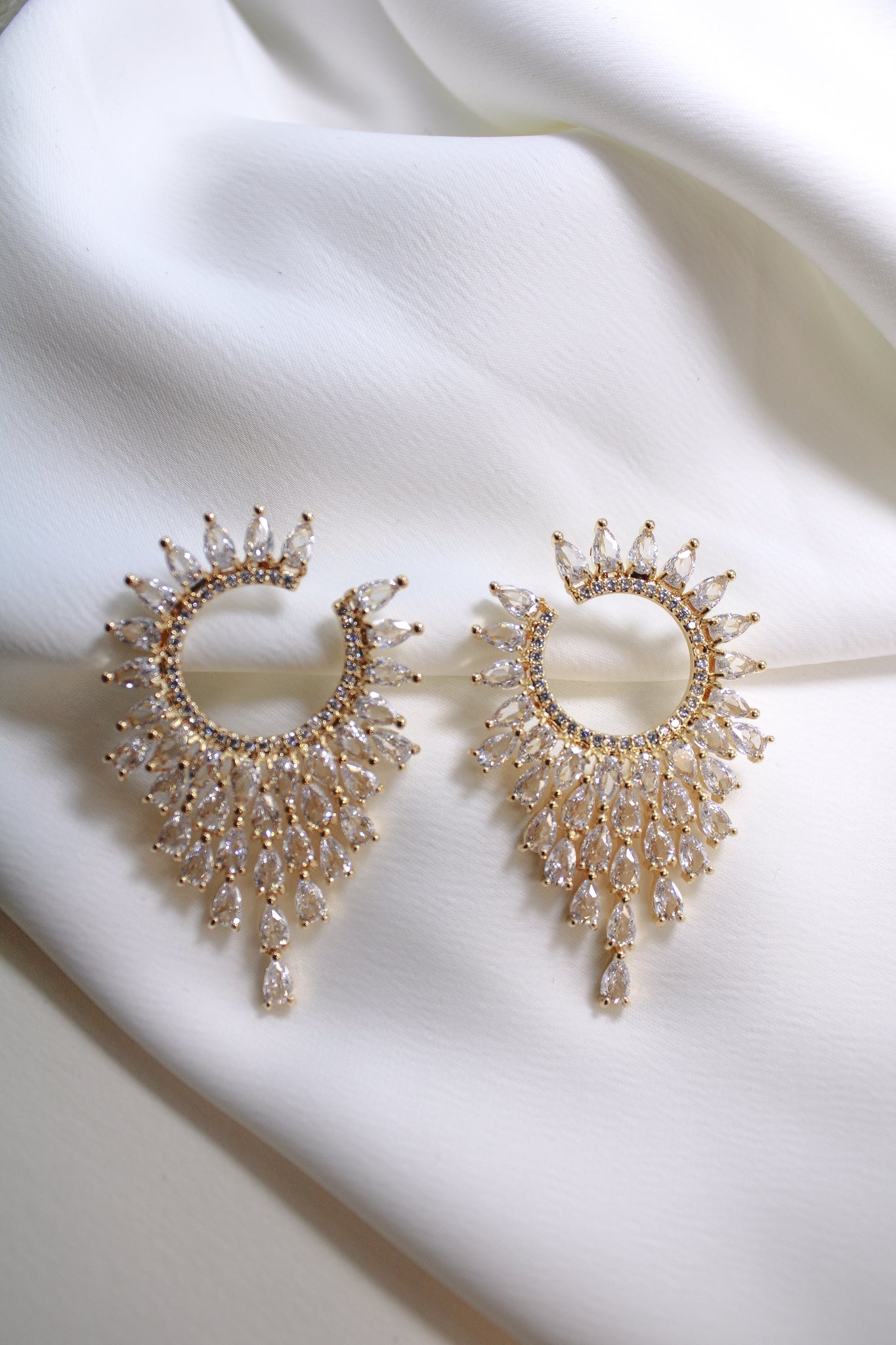 Brinco - Brinco Micocravejado em Cristal Maxi luxo