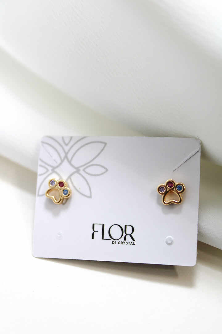 Brinco - Brinco Patinha mini Colorida