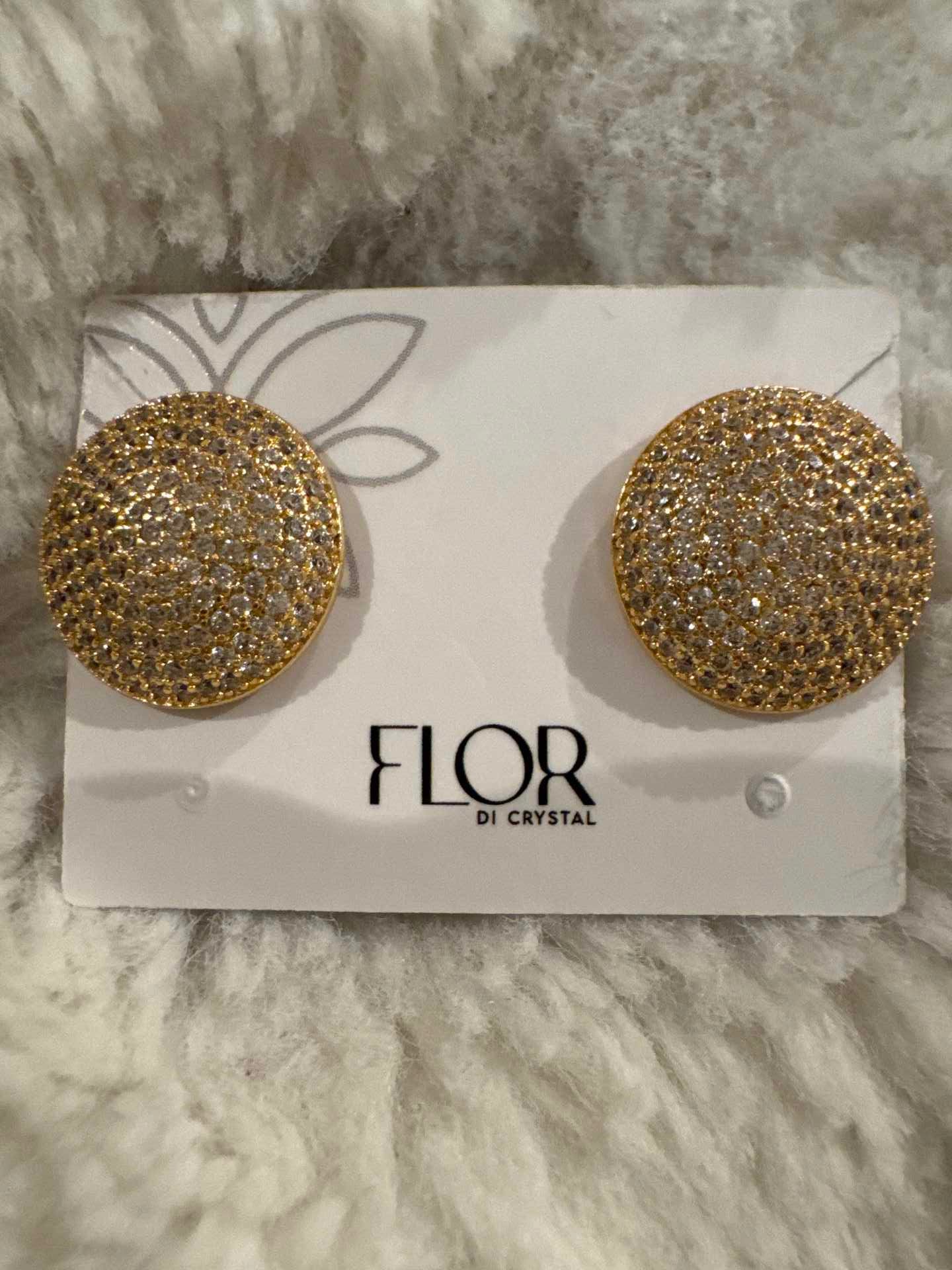 Brinco - Brinco circular cravejado