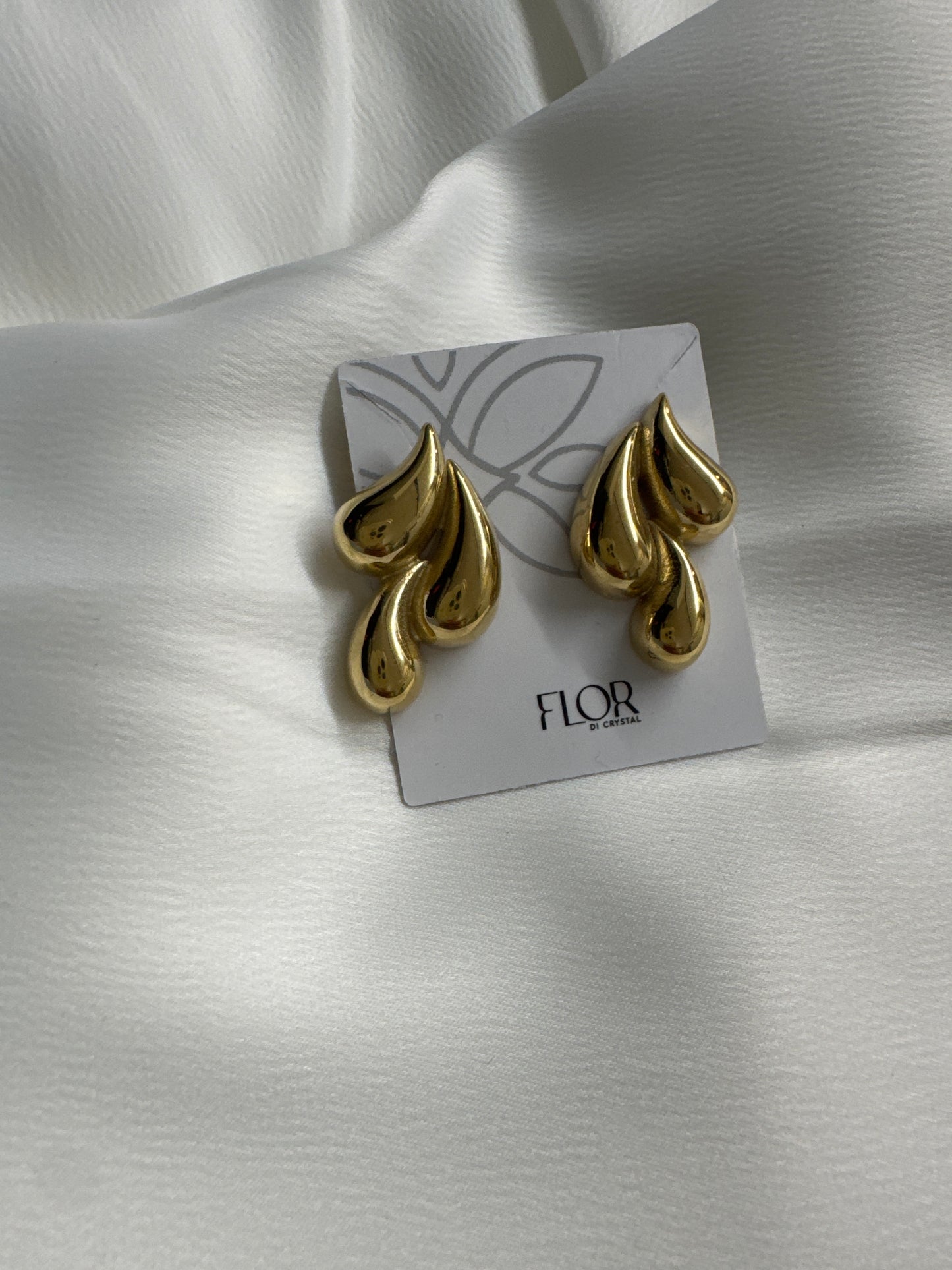 Brinco - Brinco gotas cluster- gold