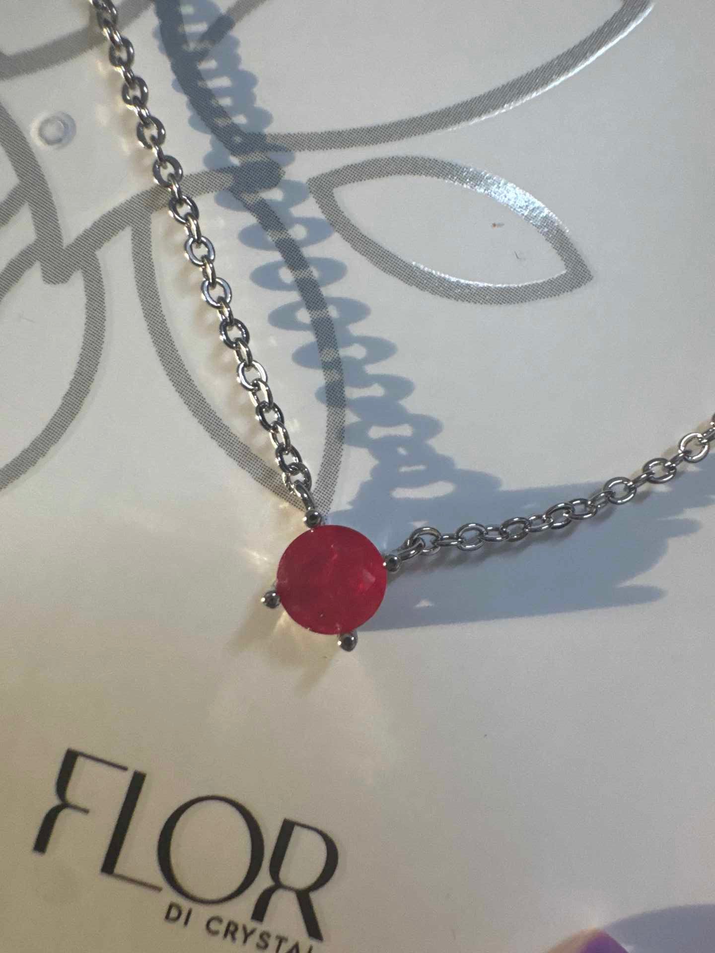 Colar - Ponto de luz fusion- Laranja