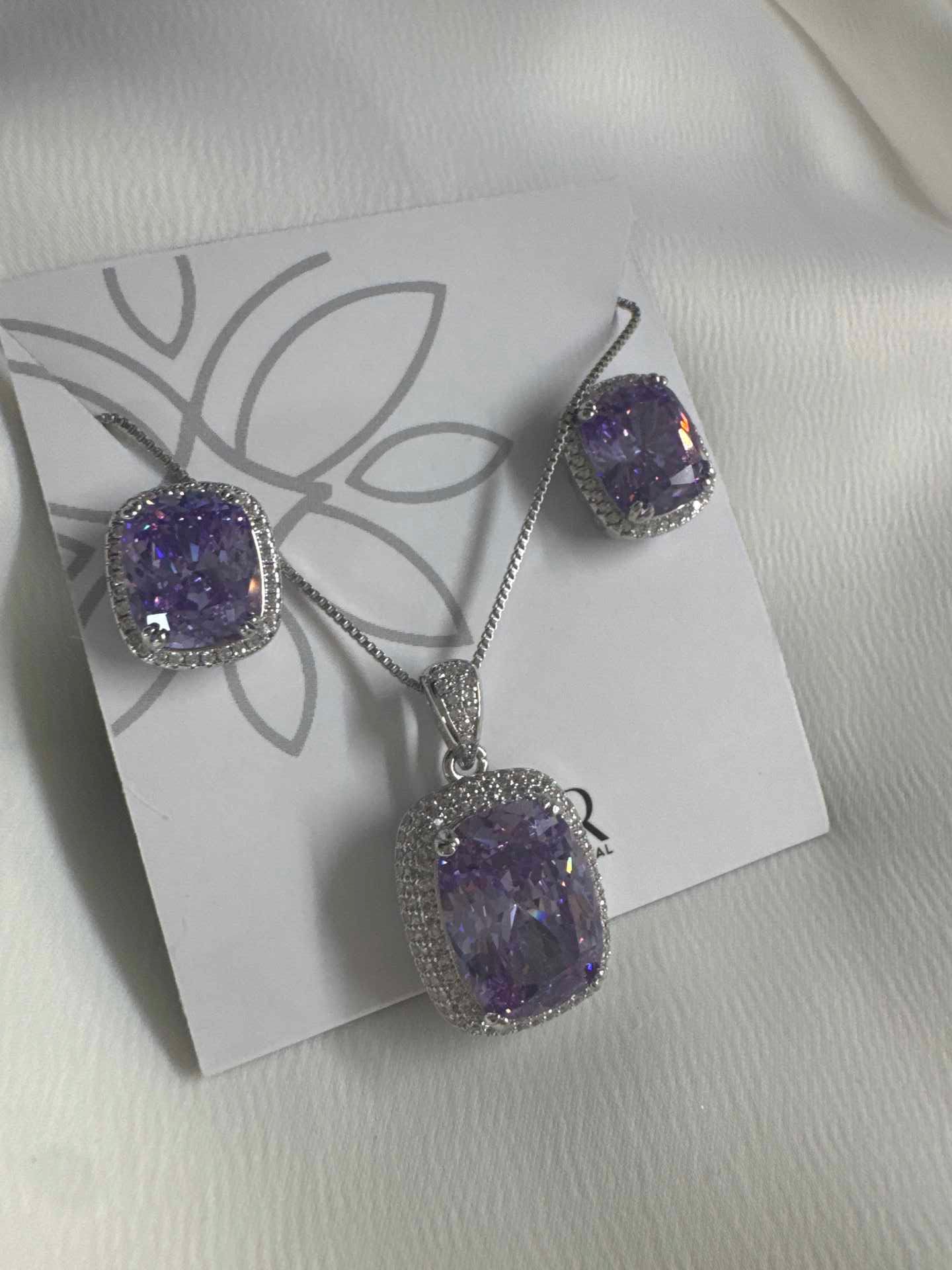 Conjunto - Conjunto quadrado Lilaz -Luxo