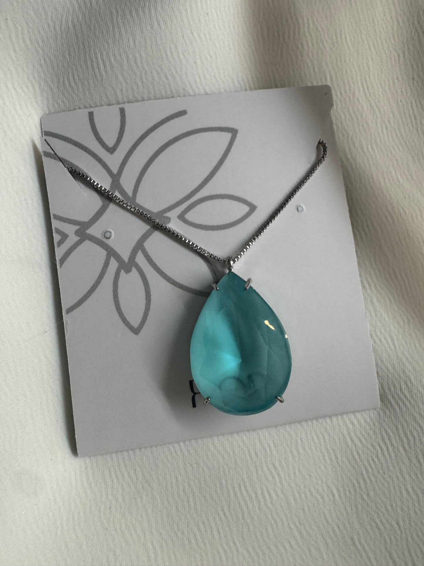 Colar - Colar Gota aqua