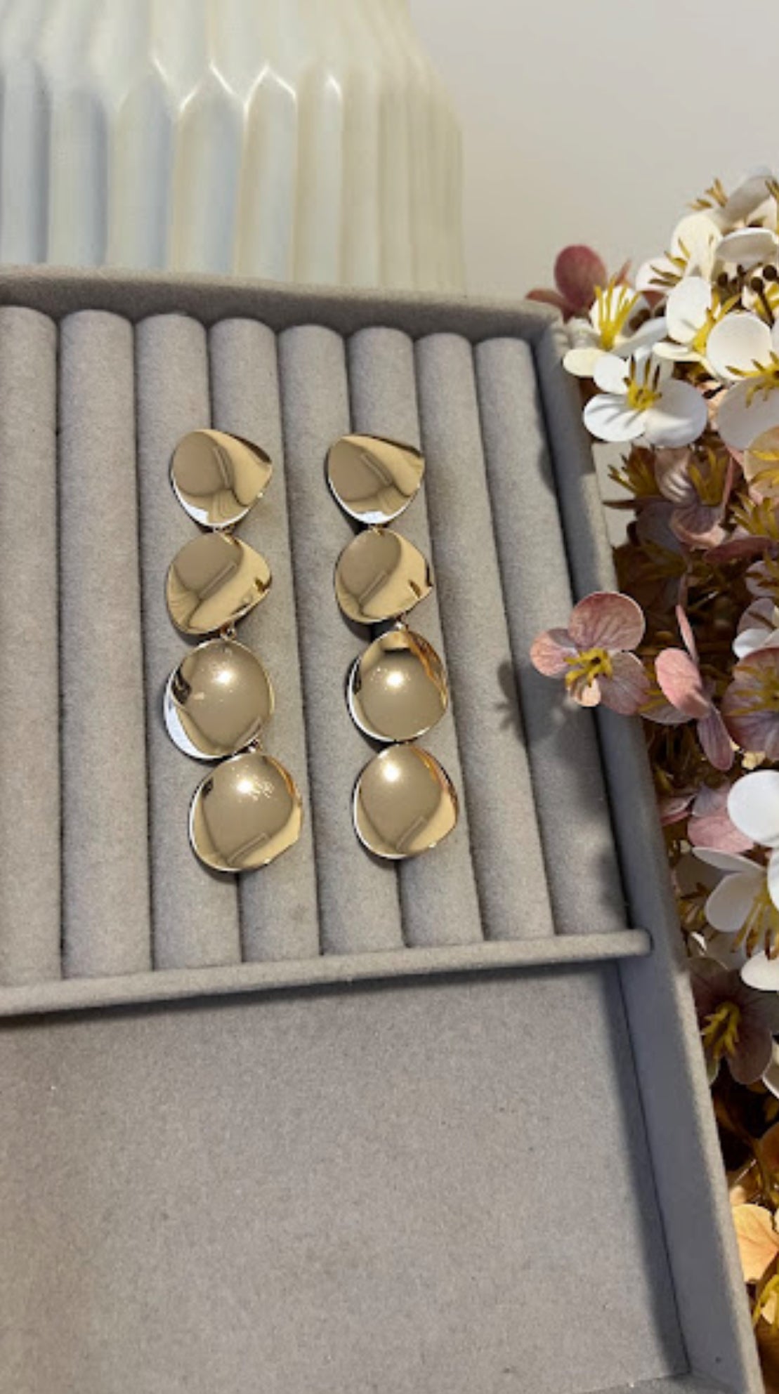 Brinco - brincos longos liso