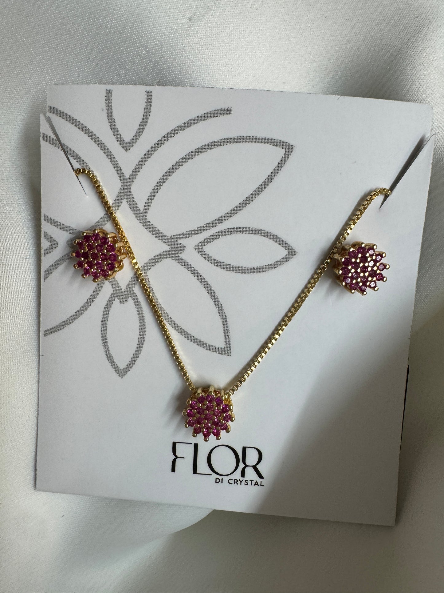 Conjunto - Conjunto delicado chuveiriho Rosa