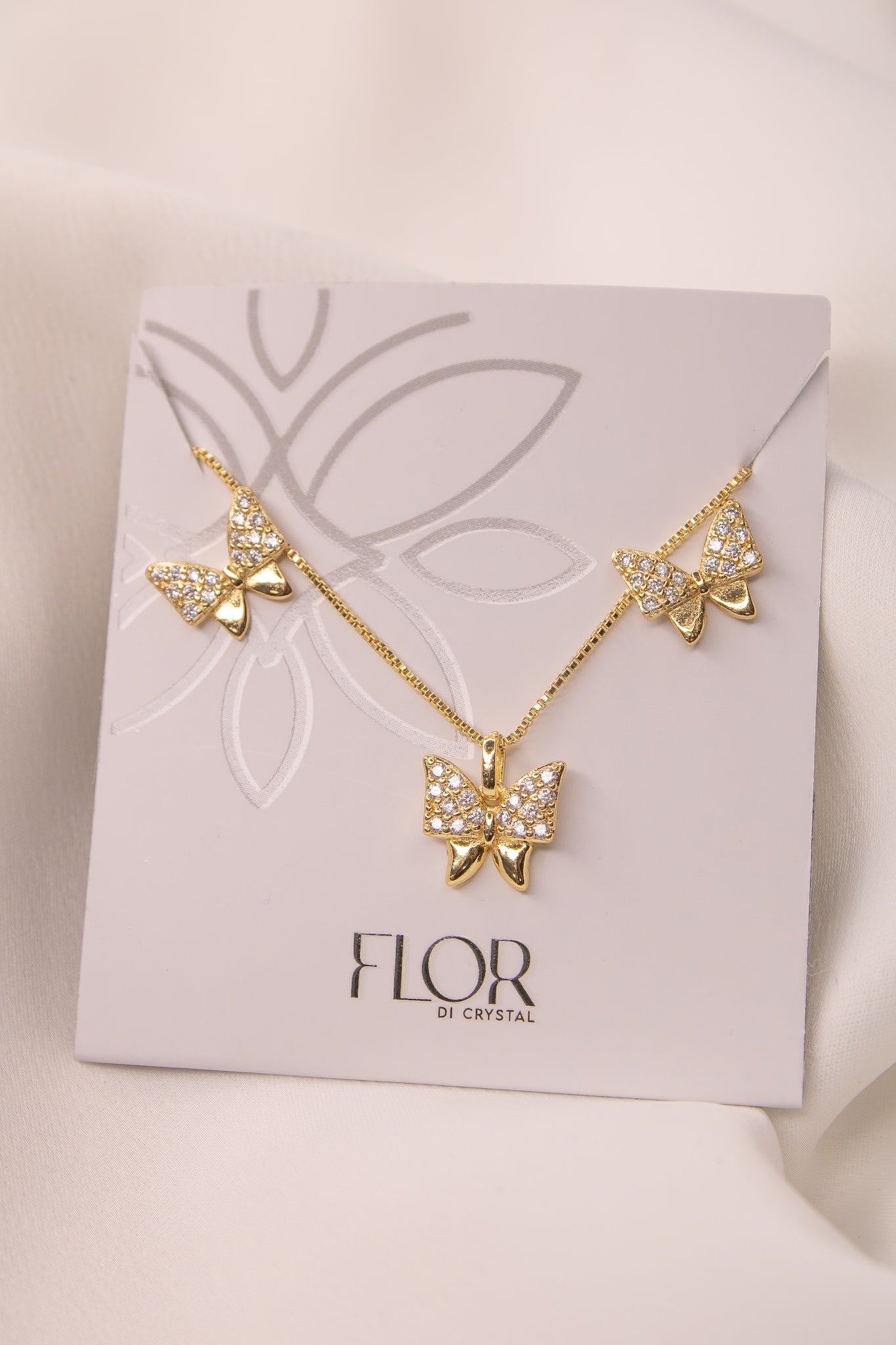 Colar - Colar De borboleta rcavejada