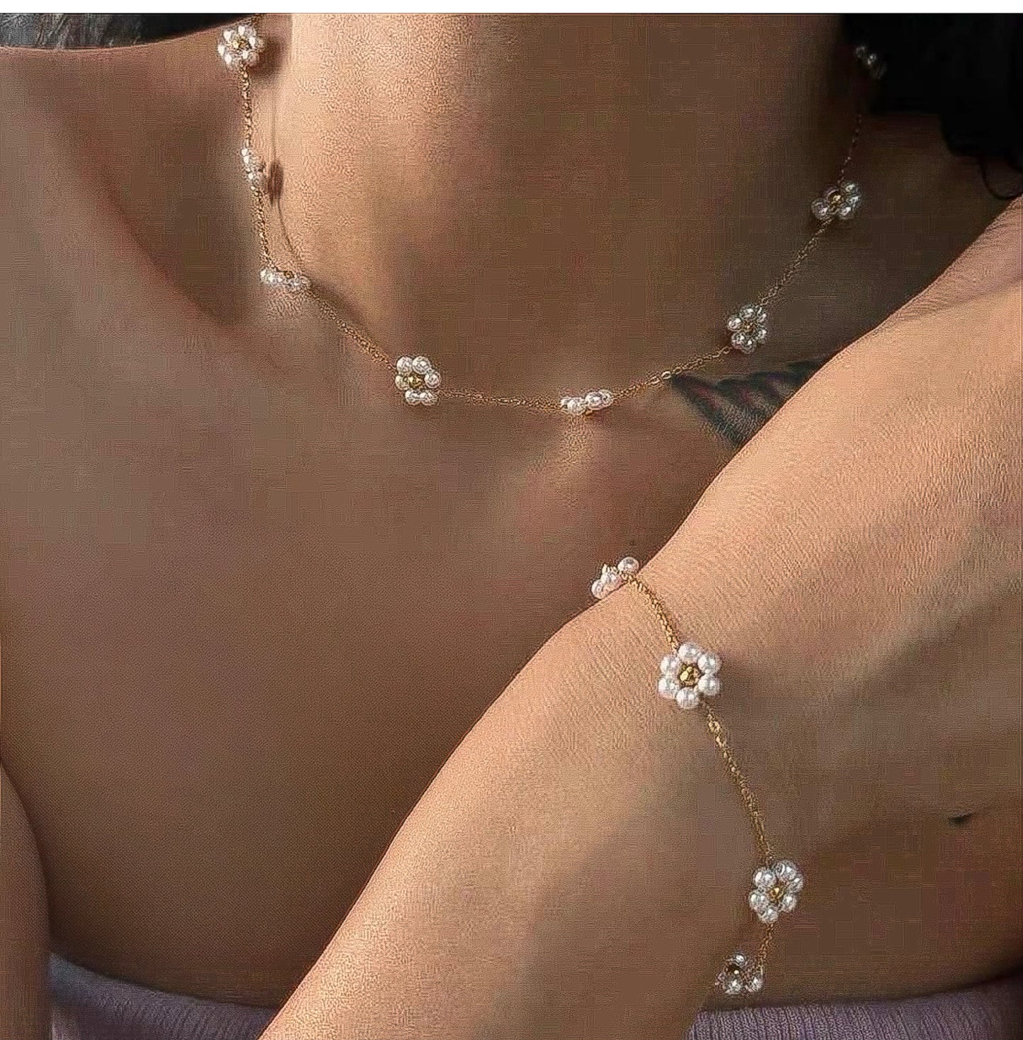 Pulseira - Pulseira de florzinha-