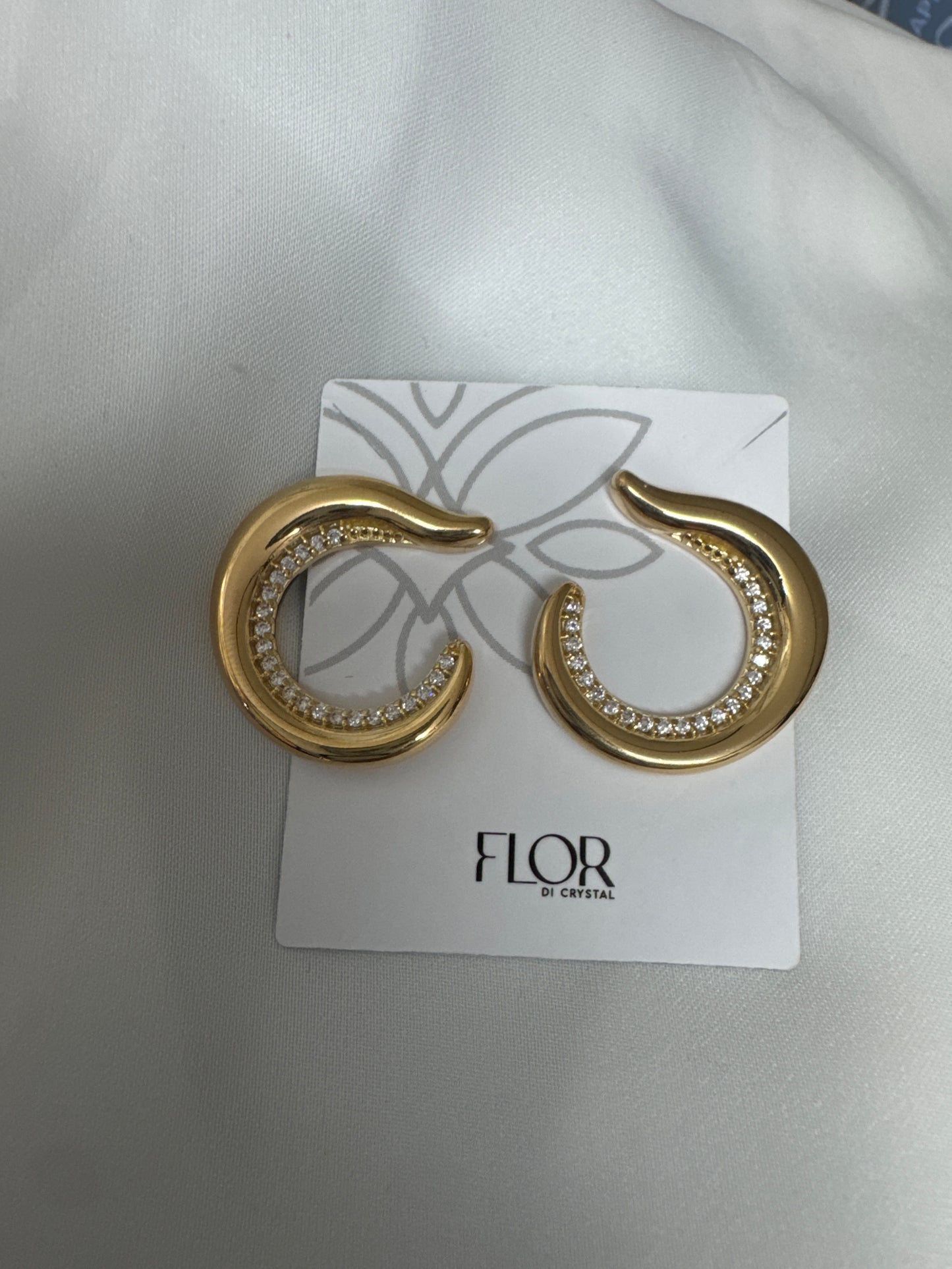 Outros - Brinco curcular media vasada cravehada organica