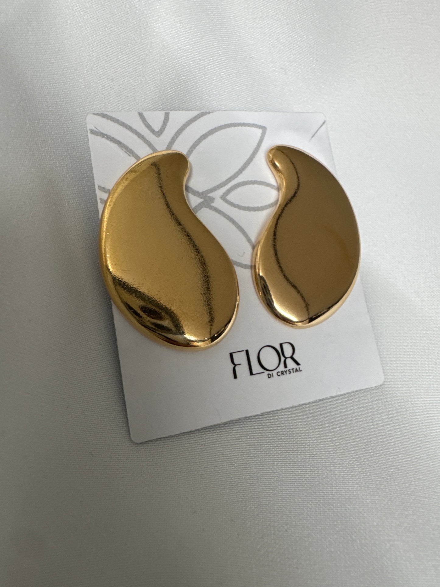 Outros - Brinco de gota lisa organico