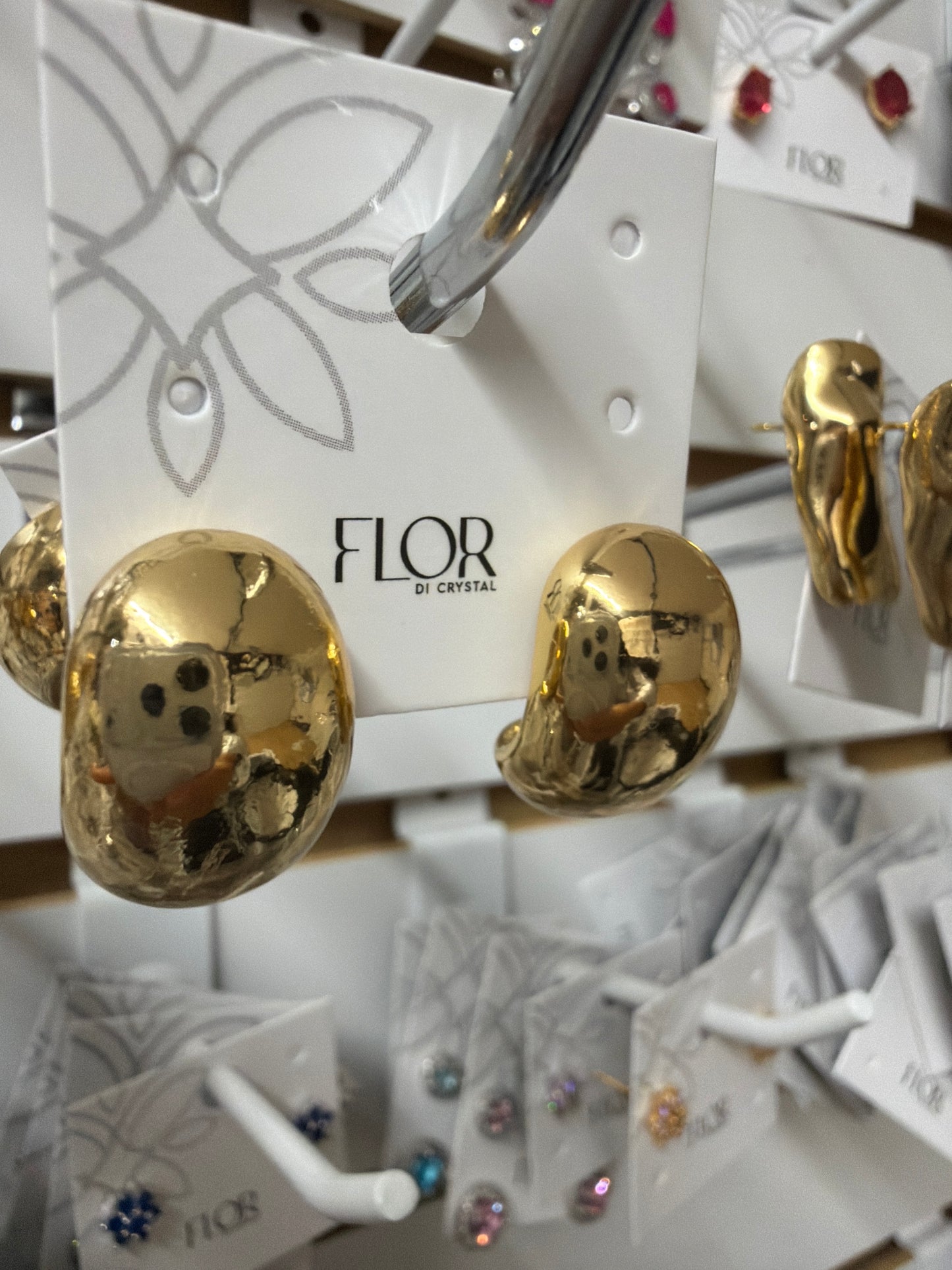 Brinco - Brinco gota Organico curvado