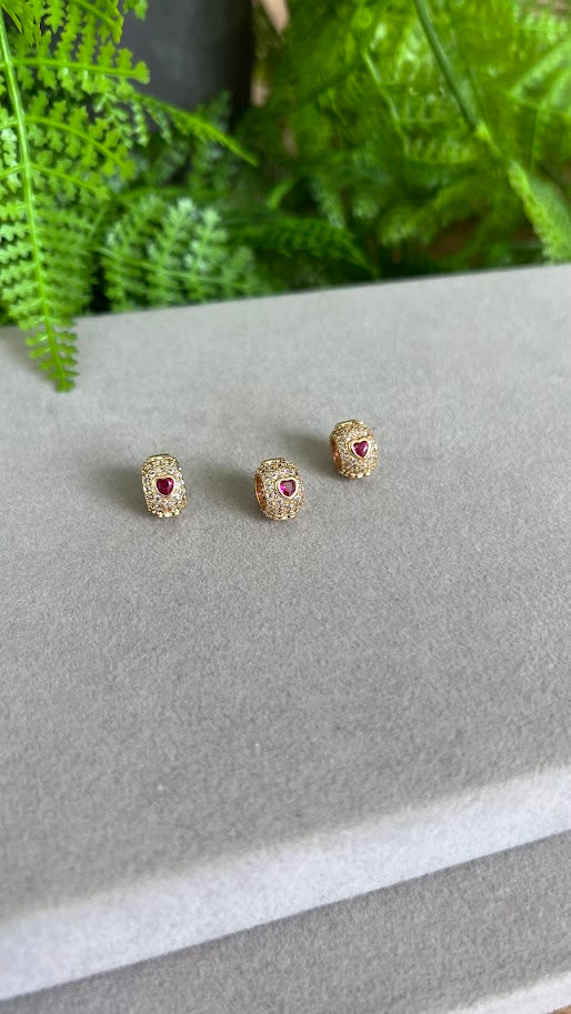 Pingente - Separadores Rosa 18k