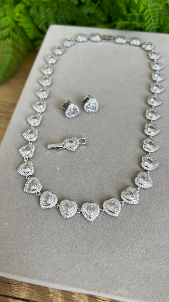 Ariana G Hearts tennis chain