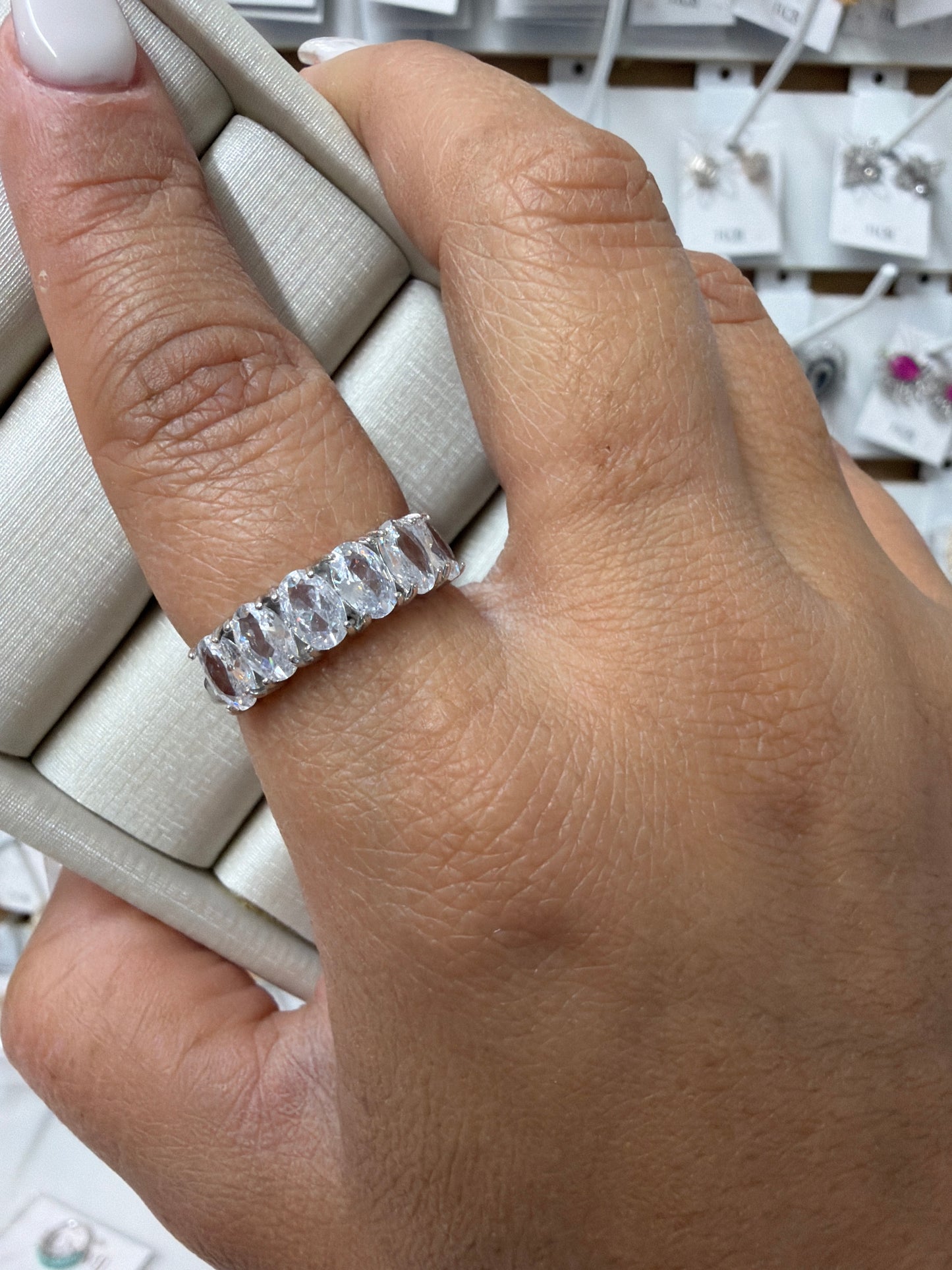 Anel - Anel Meio aparador Cristal- regulável