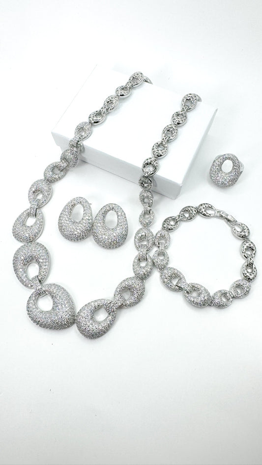 Conjunto maxi luxo todo Micocravejado 4 Pecas-