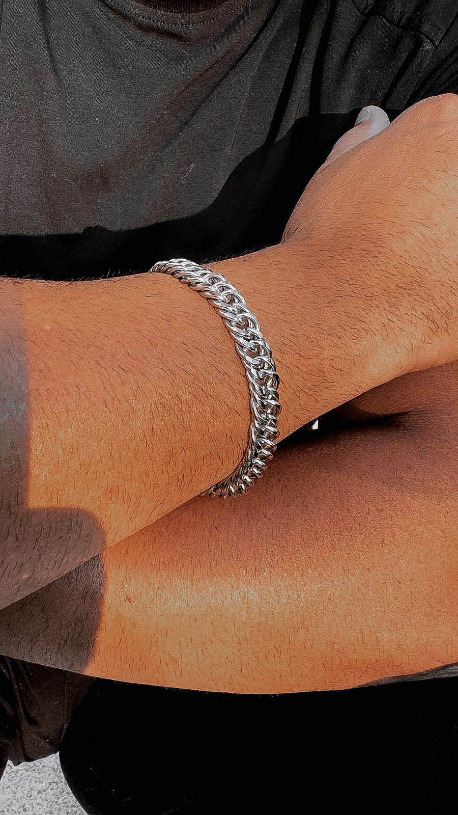 pulseira em 3 elos