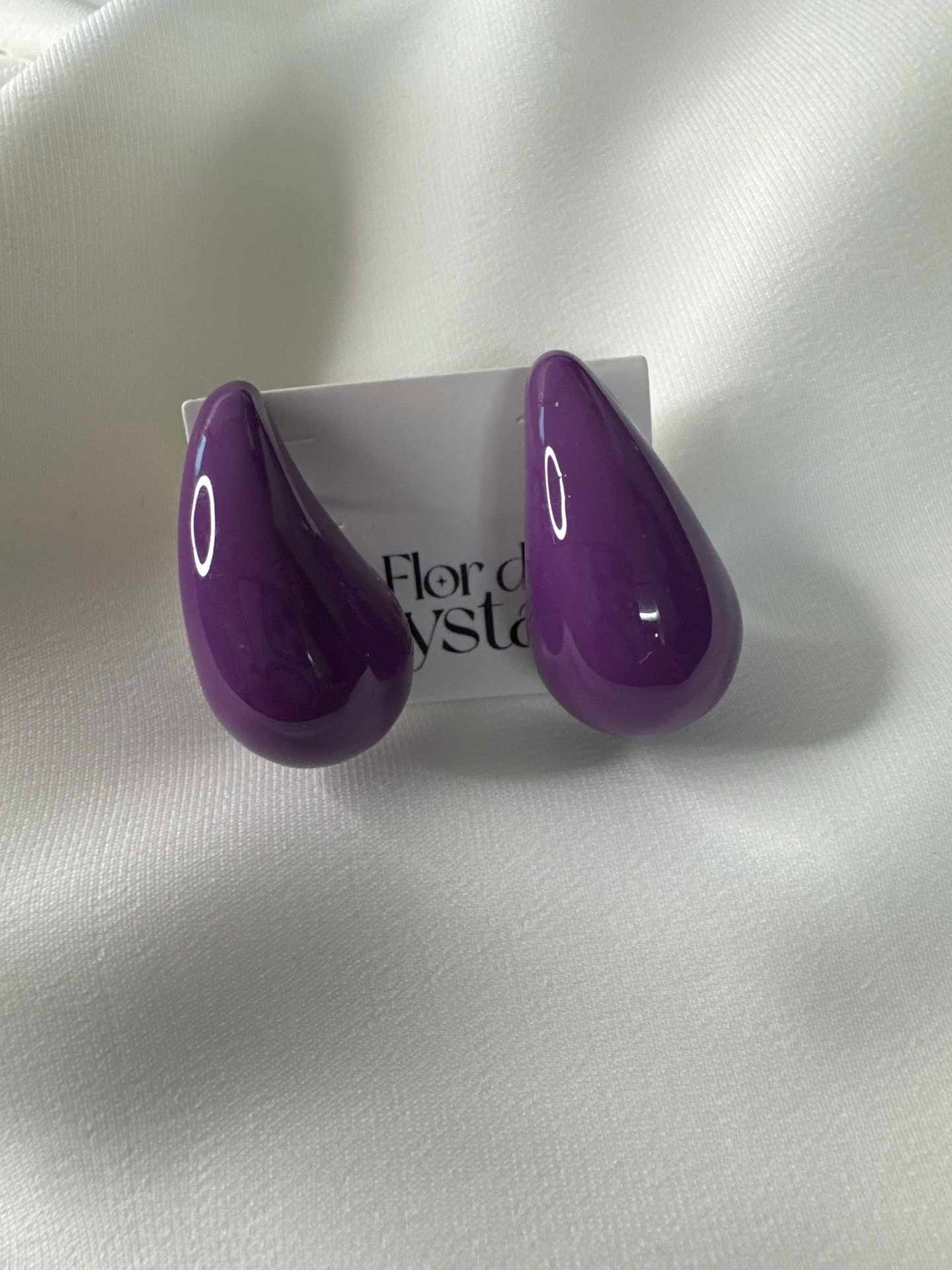 Gota grande lisa - Roxo