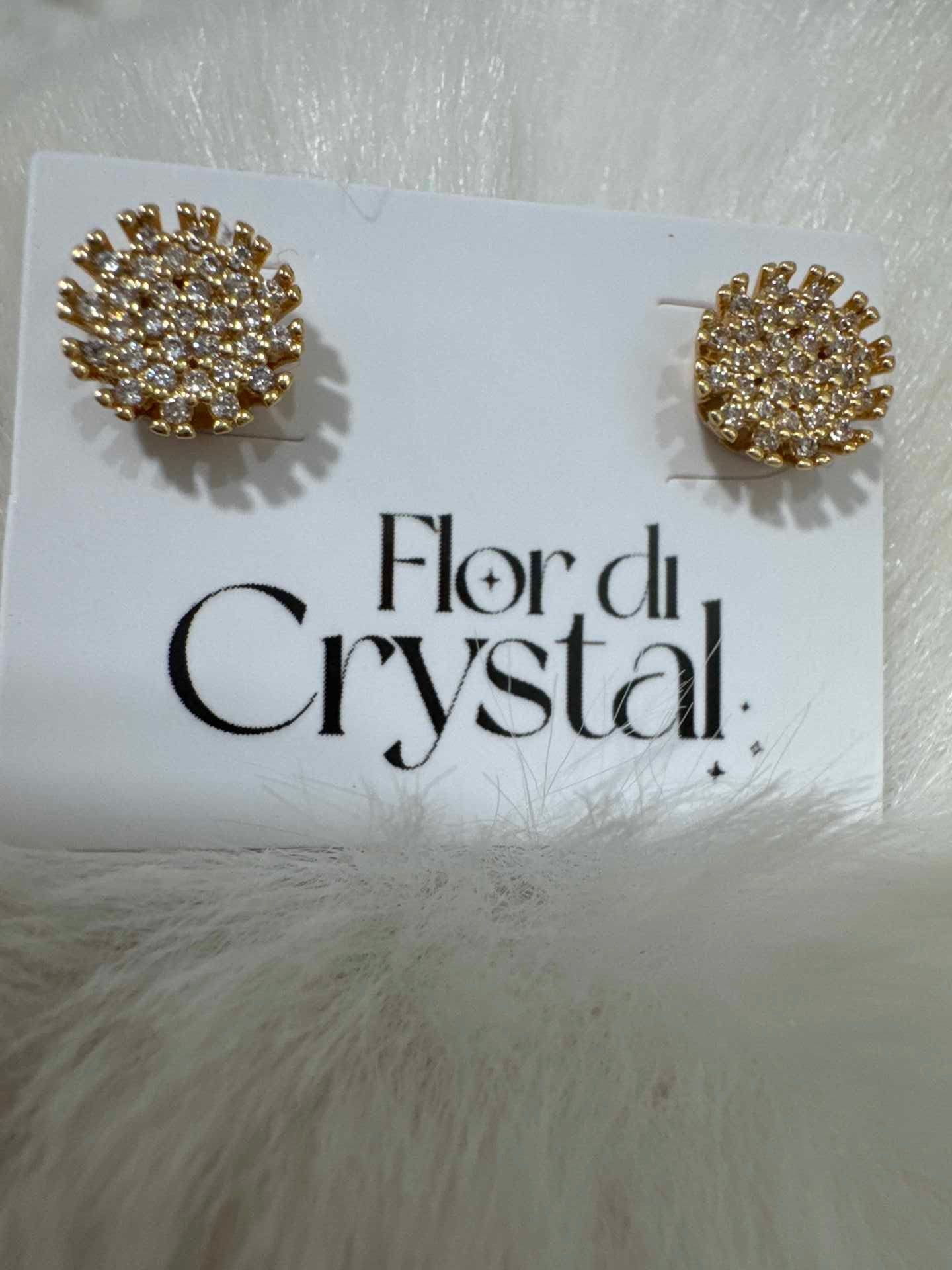 Brinco - brinco chuveirinho cravejado