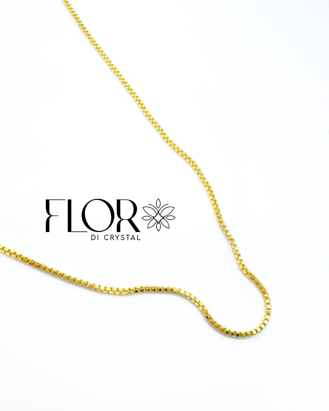 Corrente - Veneziana 45CM bipartida- 5ML c/ extensor - COR luxo