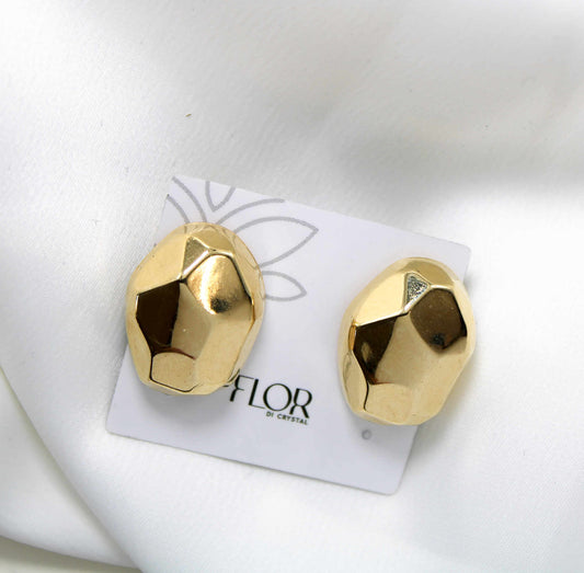 Brinco - Brinco Martelado organico grande - leve