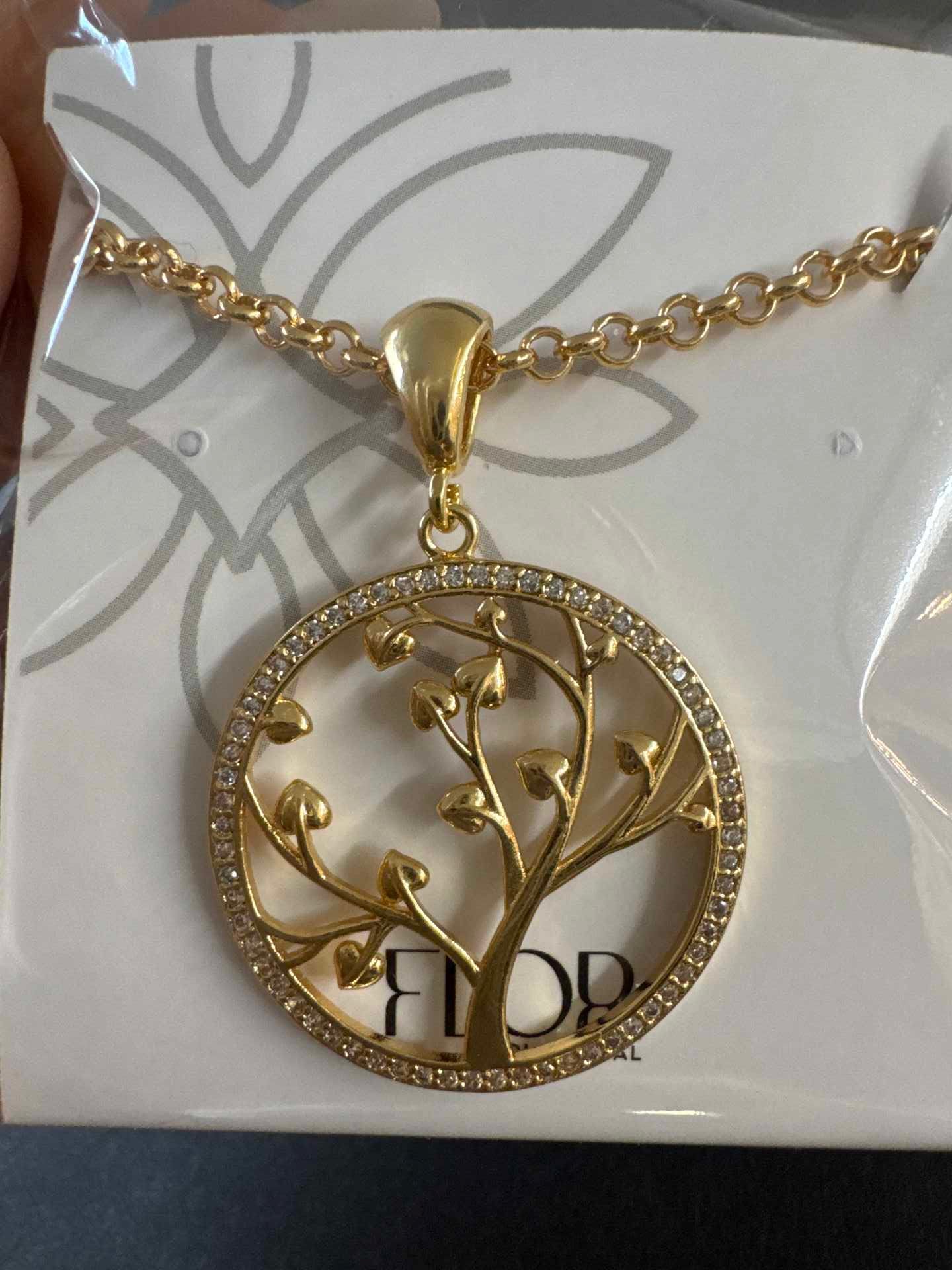 Conjunto - Colar de arvore da vida grande