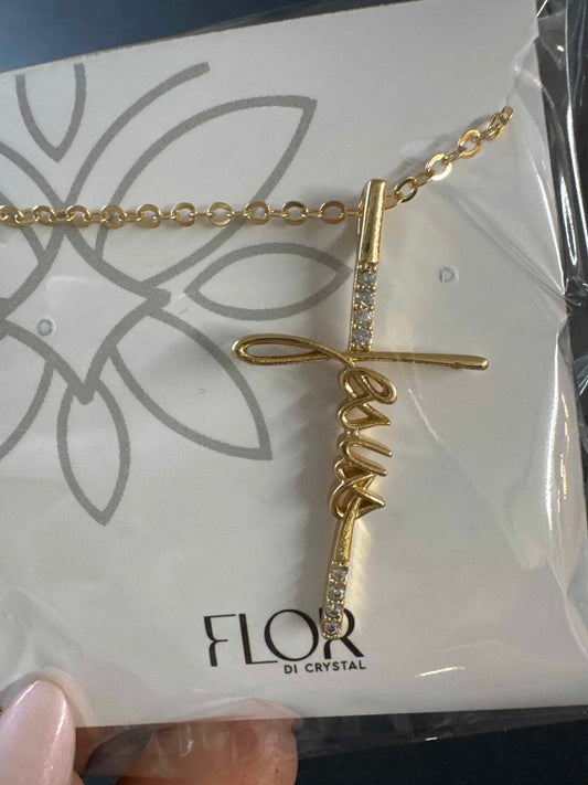 Conjunto - Colar de cruz jesus