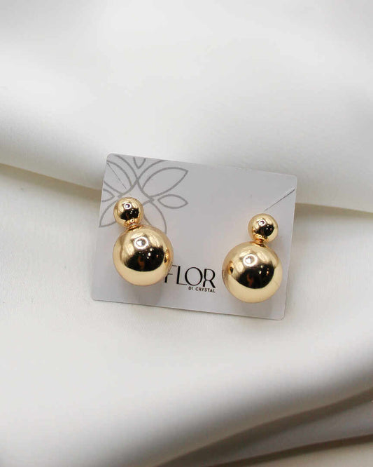 Brinco - brinco de Bola dupla liso