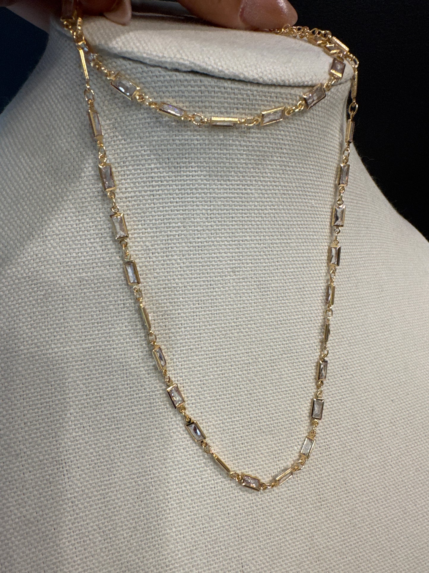 Conjunto -  conjunto de chocker e pulseira de quadradinho