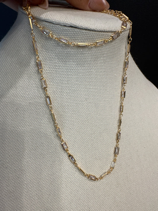 Conjunto -  conjunto de chocker e pulseira de quadradinho