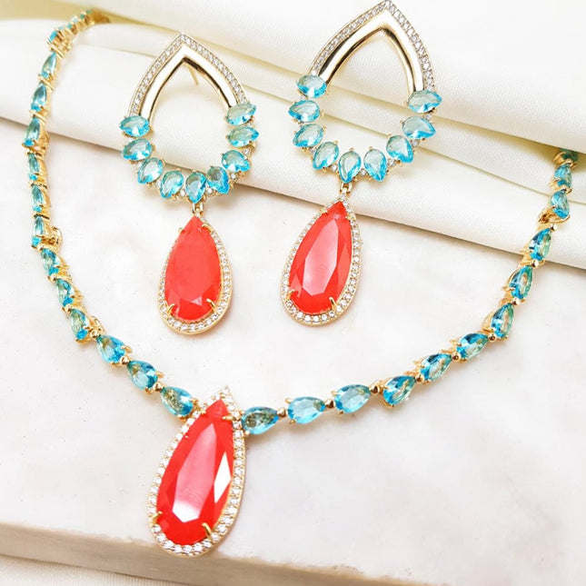 conjunto laranja luxo