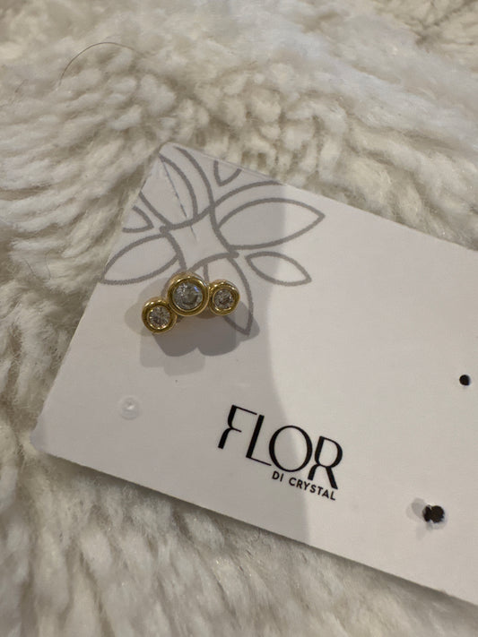 Piercing - Piercing de furo  Cravejado de 3 ponto de luz - Helix