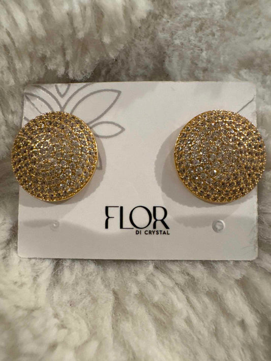 Brinco - Brinco circular cravejado