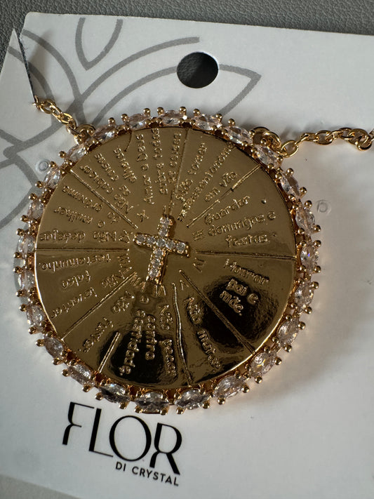 Colar - Colar em Medalha 10 Mandamentos -