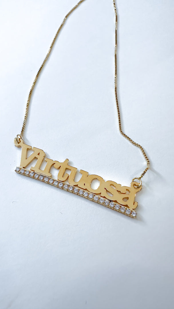 Colar - Virtuosa com detalhe Zirconias