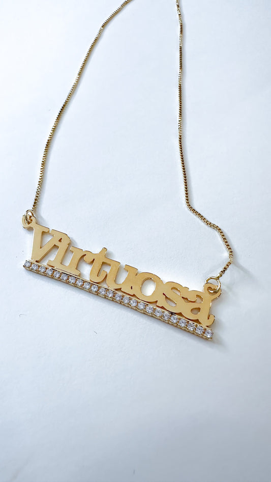 Colar - Virtuosa com detalhe Zirconias
