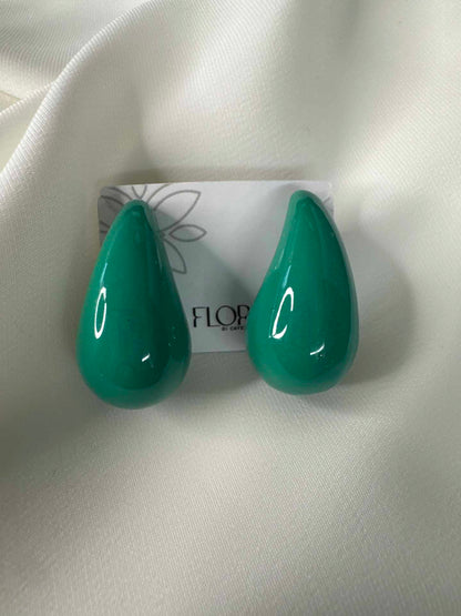 Brinco de gotas Verde 