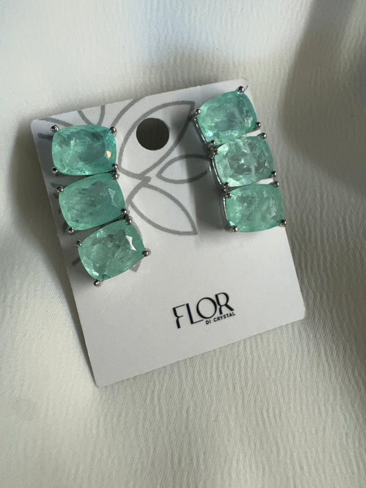 Brinco - Brinco earcuff Verde turmalina Paraiba