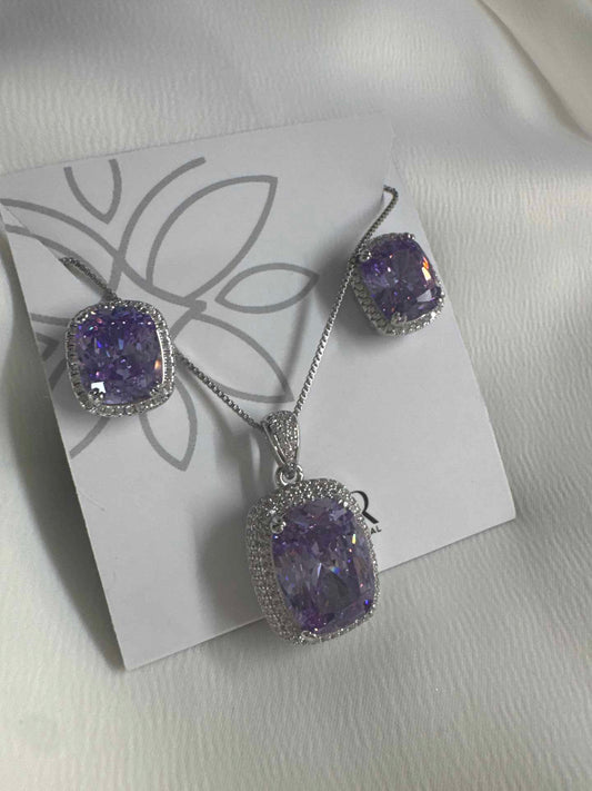 Conjunto - Conjunto quadrado Lilaz -Luxo