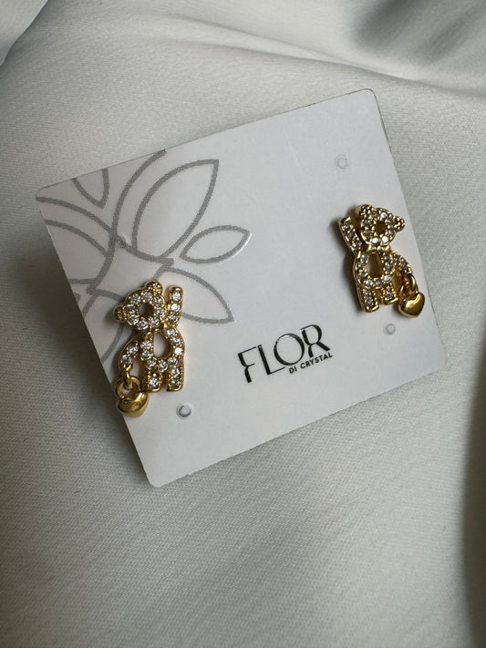 Brinco - brinco de ursinho infantil