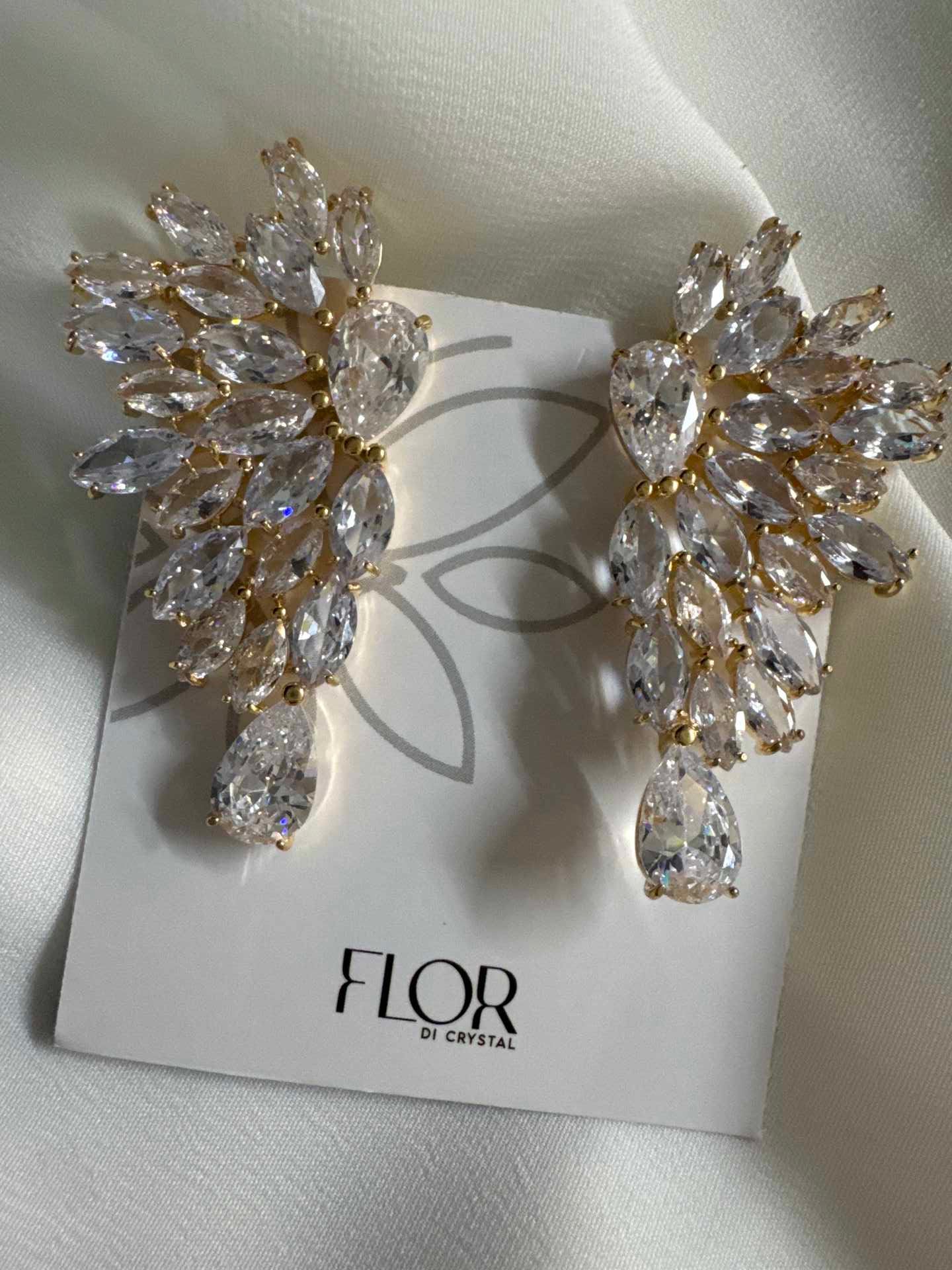 Brinco - Brinco MAXI com Zirconias CRISTAL