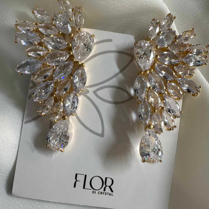 Brinco MAXI com Zirconias CRISTAL 