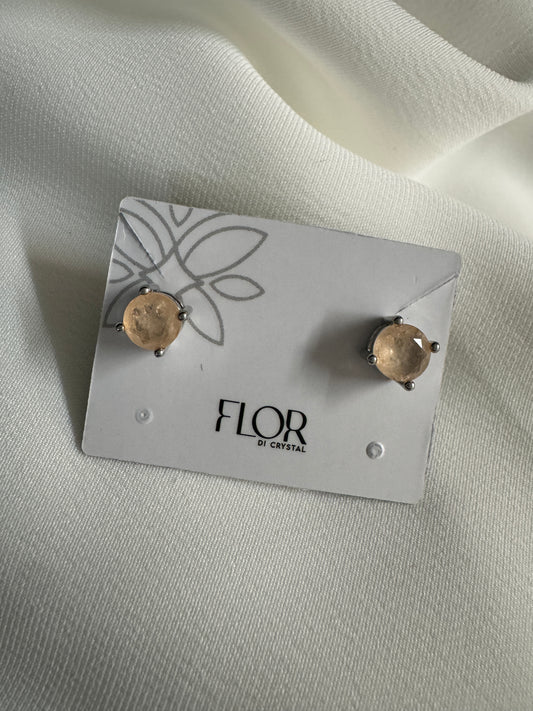 Brinco - Brinco ponto de luz Mini Turmalina - morganita