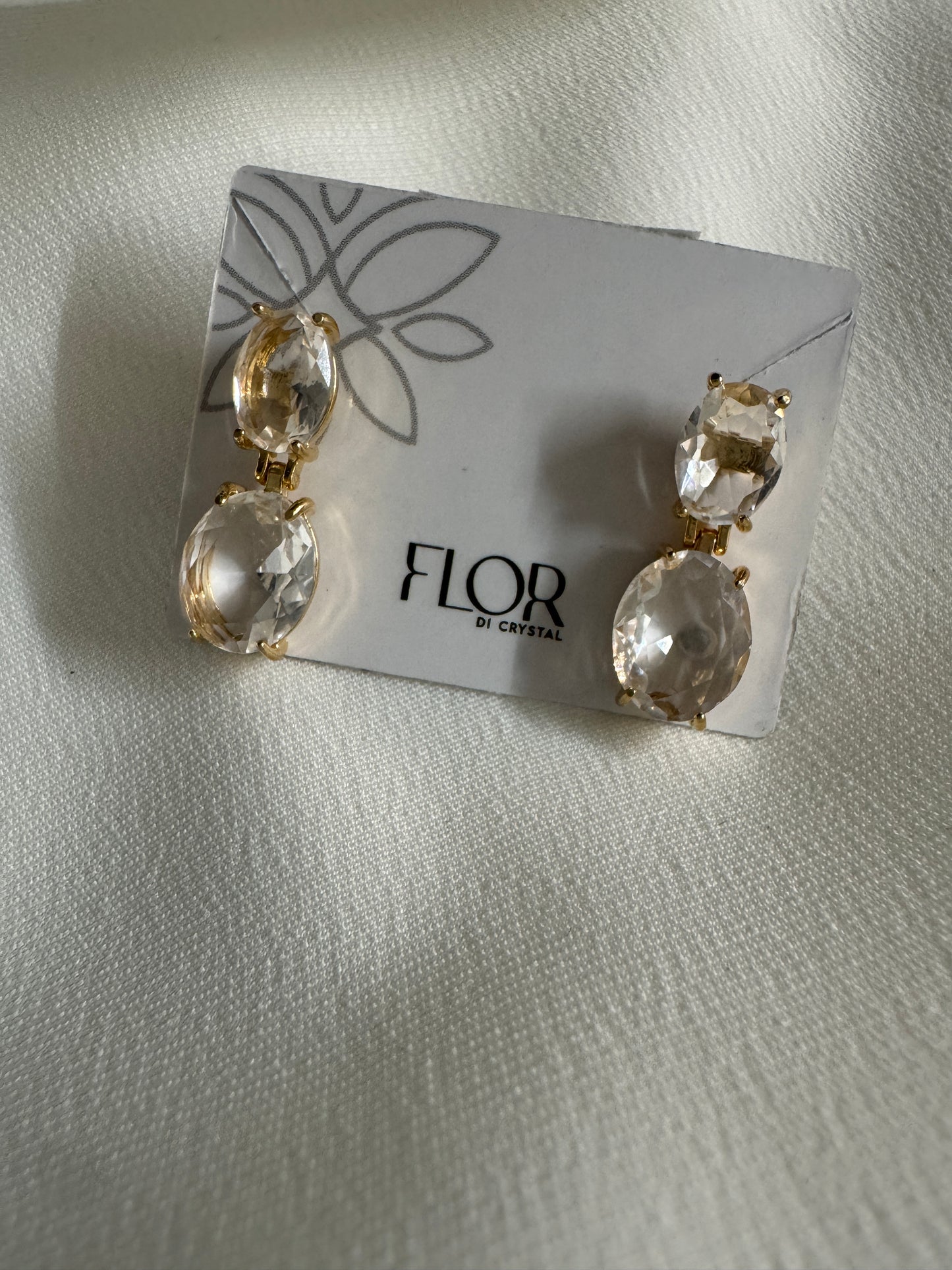 Brinco - Brinco de cristal pequeno