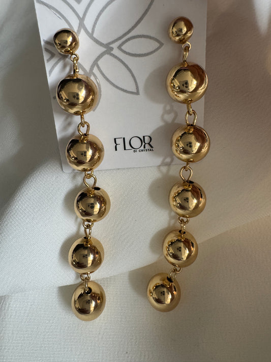 Brinco - Brinco liso De bola cascata