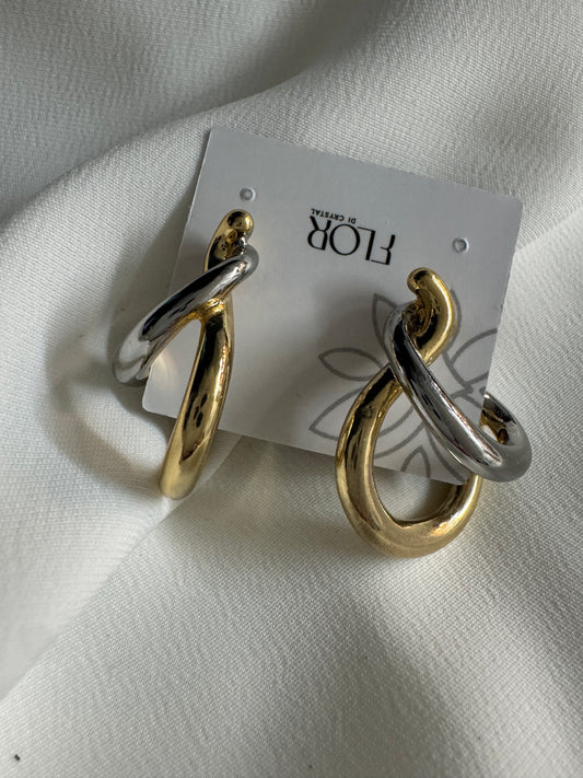 Conjunto - Brinco maxi earcuff 2 banhos