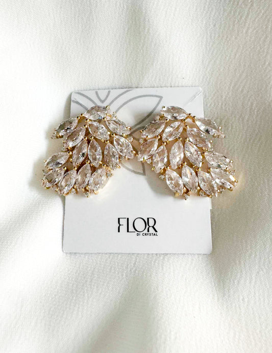 Conjunto - Brinco cravejado luxo