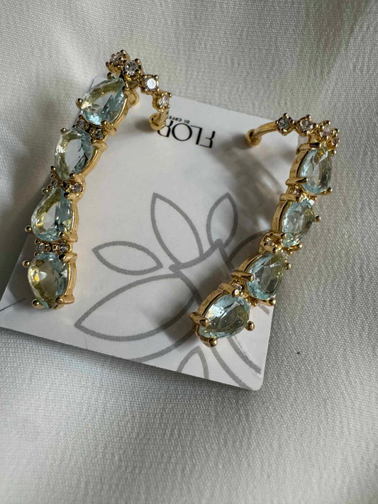 Brinco - Brinco cearcuff delicado aqua