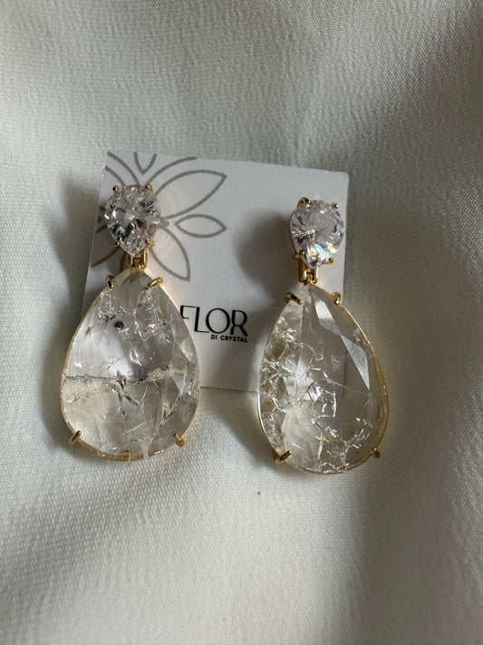 Brinco - Brinco Cristal gota