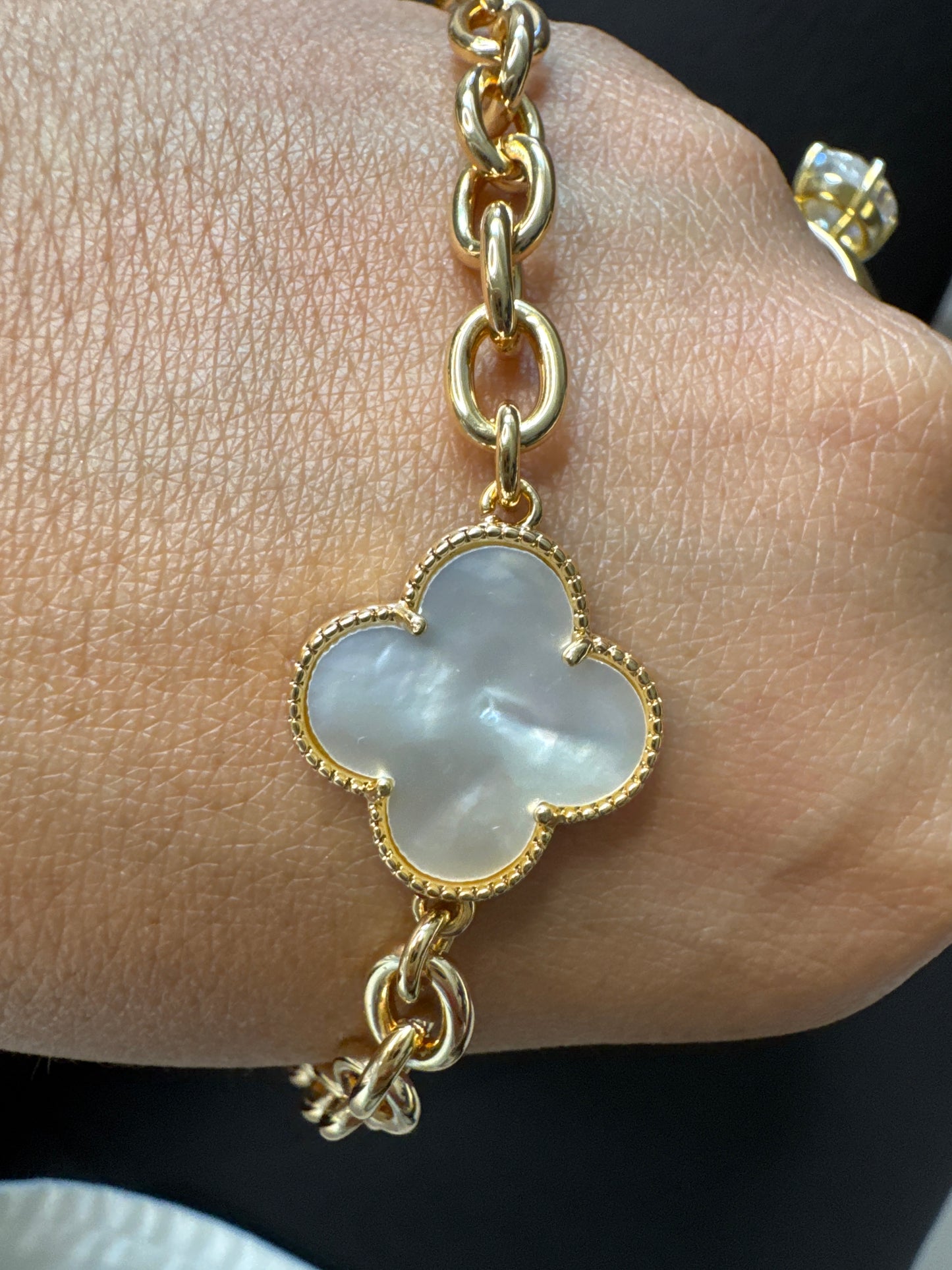 Pulseira - Pulseira Vancleiff Madre perola