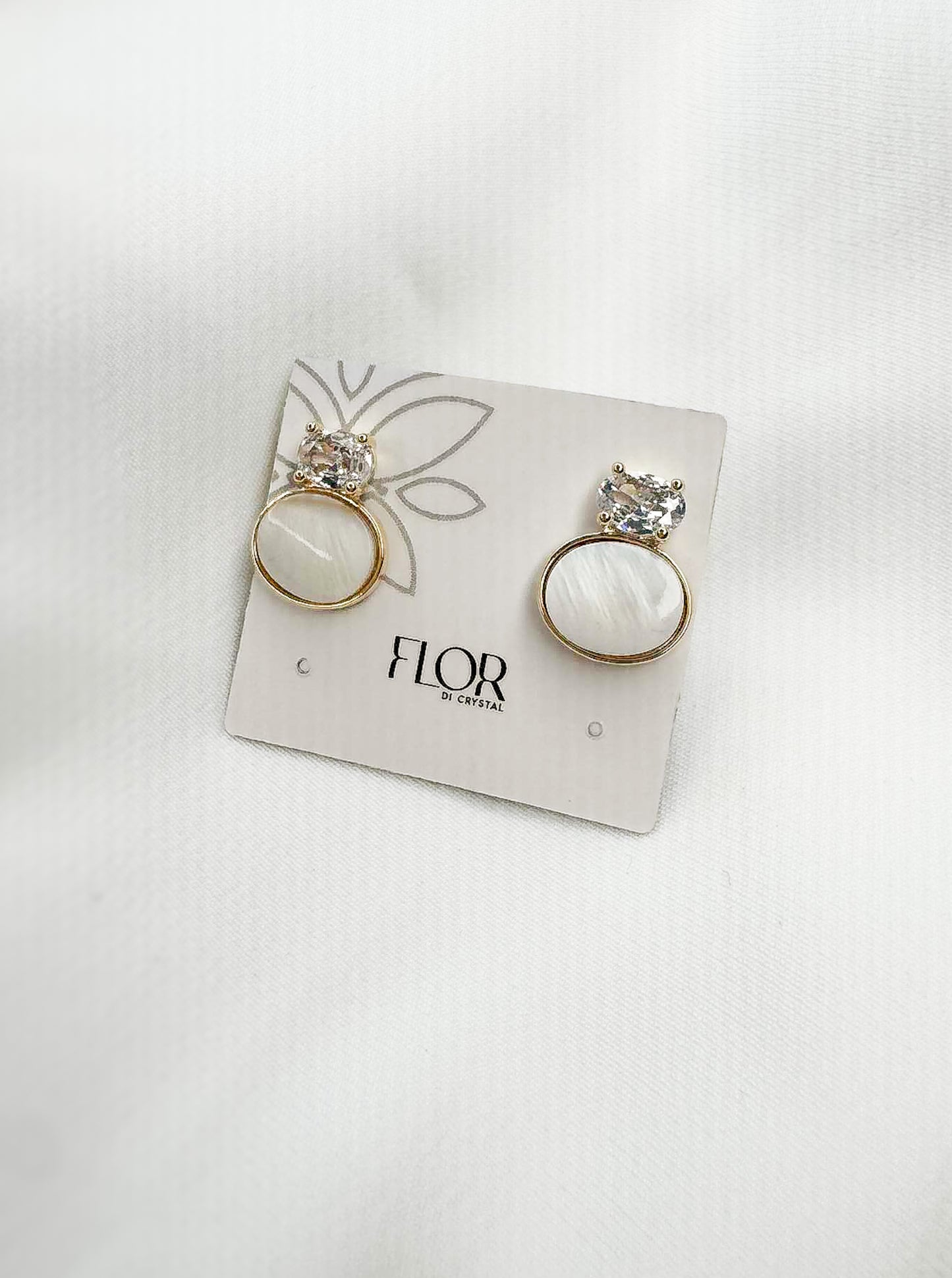 Brinco - Brinco de perola Delicado com zirconia