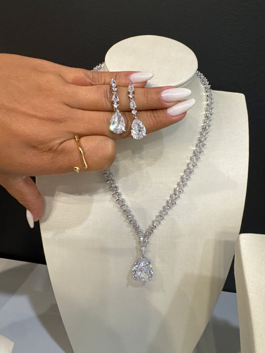 Conjunto - PCT MISTO  RODIO E  OURO